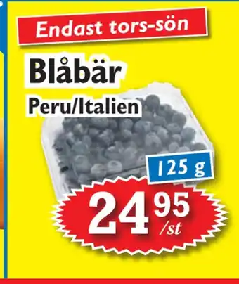 T-jarlen Blåbär erbjuda