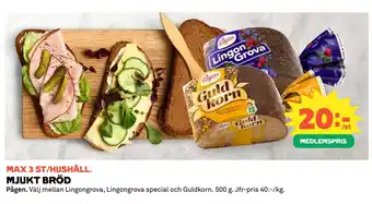 Coop Mjukt bröd erbjuda