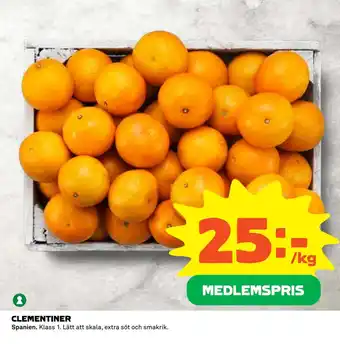 Coop Daglivs Clementiner erbjuda