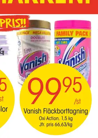 EKO Vanish fläckborttagning erbjuda
