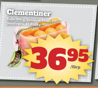 Bonum Matmarknad Clementiner erbjuda