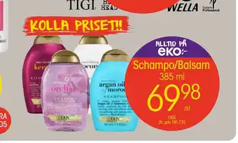 EKO Schampo/balsam erbjuda