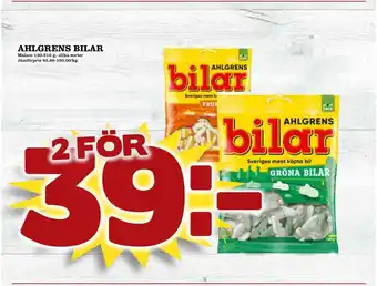 Bonum Matmarknad Ahlgrens bilar erbjuda