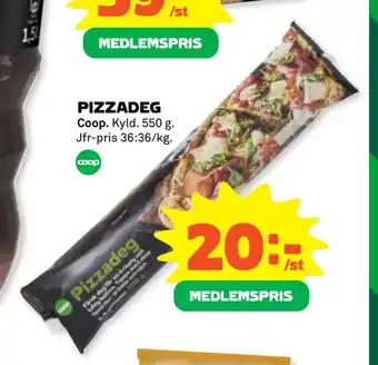Coop Daglivs Pizzadeg erbjuda