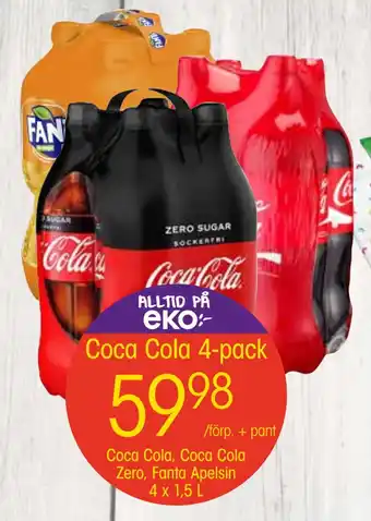 EKO Coca cola 4-pack erbjuda
