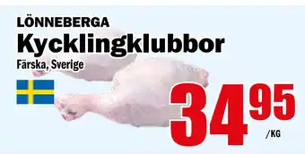 Matdax Kycklingklubbor erbjuda
