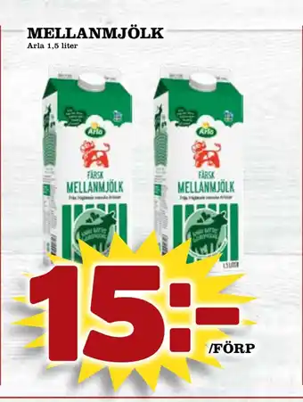 Matdax Mellanmjölk erbjuda