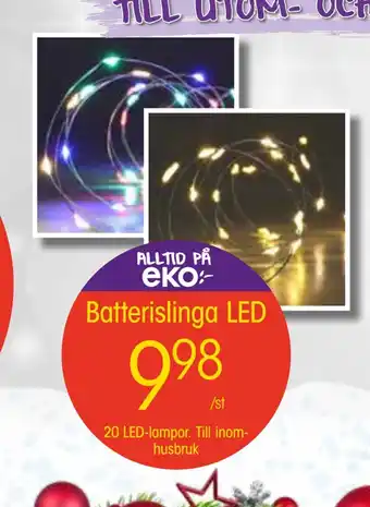 EKO Batterislinga led erbjuda