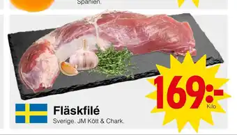 Matöppet Fläskfilé erbjuda