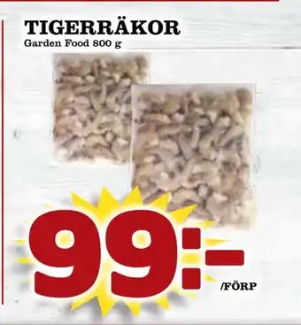 Matdax Tigerräkor erbjuda