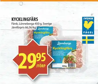 Matvärlden Tensta Kycklingfärs erbjuda