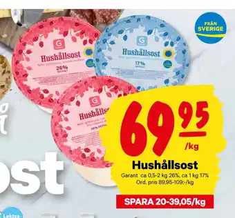 minmatbutik Hushållsost erbjuda