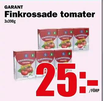 Matdax Finkrossade tomater erbjuda