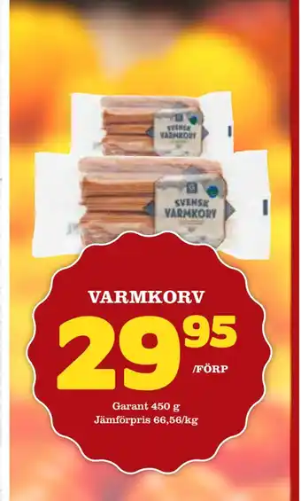 Matdax Varmkorv erbjuda