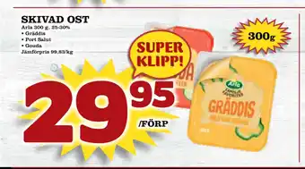Nya Pulsen Skivad ost erbjuda