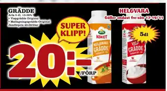 Nya Pulsen Grädde erbjuda