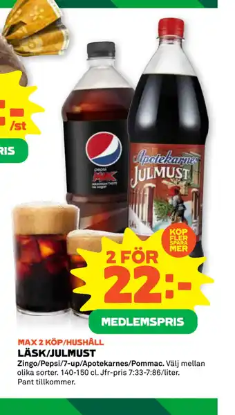 Stora Coop Läsk/julmust erbjuda