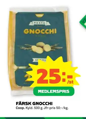 Stora Coop Färsk gnocchi erbjuda