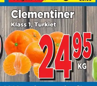 Supergrossen Clementiner erbjuda