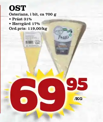 Supergrossen Ost erbjuda