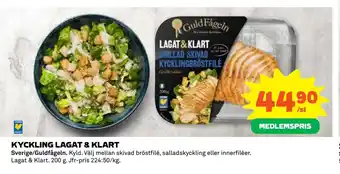 Coop Kyckling lagat & klart erbjuda