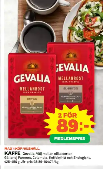 Coop Kaffe erbjuda
