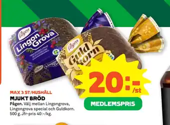 Coop Forum Mjukt bröd erbjuda