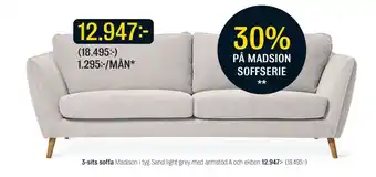 Mio 3-sits soffa erbjuda