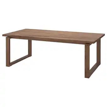 IKEA Mörbylånga bord, ekfaner brunlaserad, 220x100 cm erbjuda