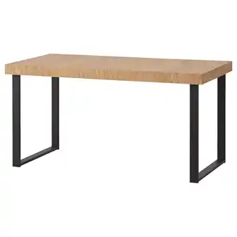 IKEA Tarsele utdragbart bord, ekfaner/svart, 150/200x80 cm erbjuda