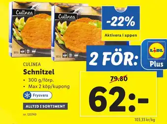 Lidl CULINEA Schnitzel erbjuda