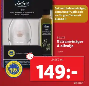 Lidl DELUXE Balsamvinäger & olivolja erbjuda