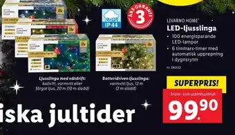Lidl LED-ljusslinga erbjuda