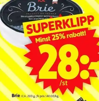 ICA Supermarket Brie ICA erbjuda