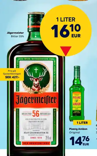 Border Shop Jägermeister erbjuda