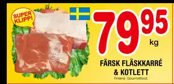 Nya Pulsen Färsk fläskkarré & kotlett erbjuda