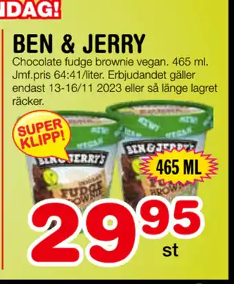 Nya Pulsen Ben & jerry erbjuda