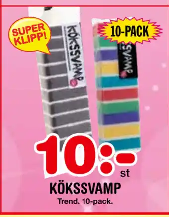 Nya Pulsen Kökssvamp erbjuda