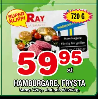 Nya Pulsen Hamburgare, frysta erbjuda