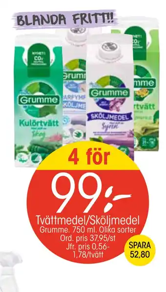 EKO Tvättmedel/sköljmedel erbjuda
