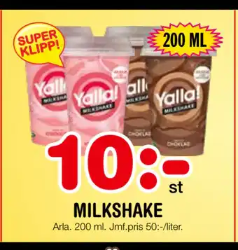 Nya Pulsen Milkshake erbjuda
