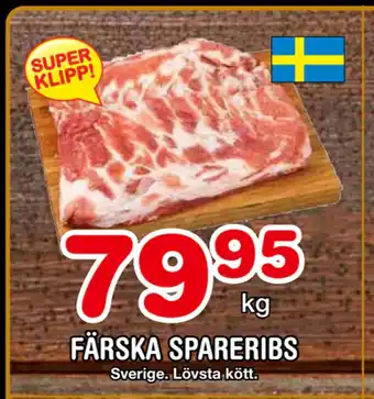 Nya Pulsen Färska spareribs erbjuda