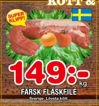 Nya Pulsen Färsk fläskfilé erbjuda