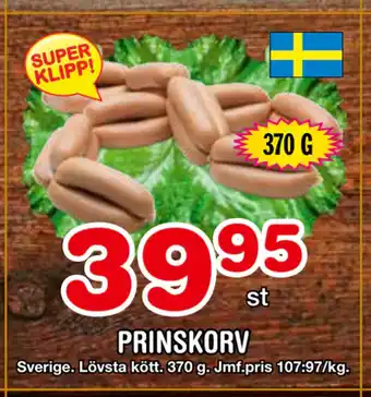 Nya Pulsen Prinskorv erbjuda