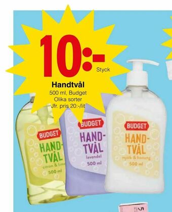Matöppet Handtvål erbjuda