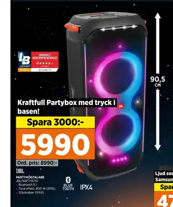 Power Jbl högtalare erbjuda