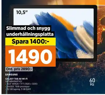 Power Samsung galaxy tab surfplatta erbjuda