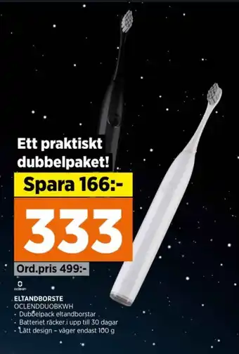 Power Oclean eltandborste erbjuda