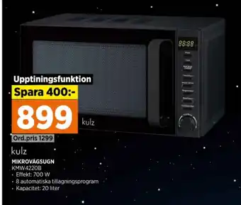 Power Kulz mikrovågsugn erbjuda
