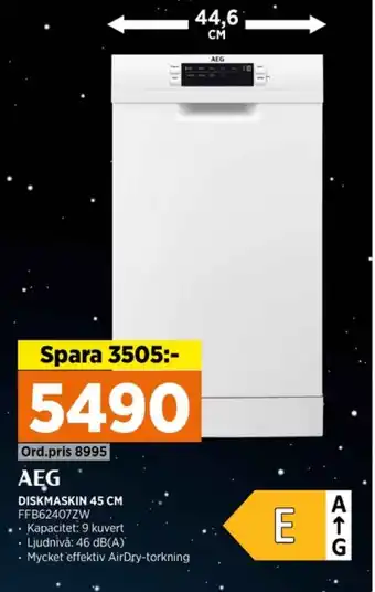 Power Aeg diskmaskin erbjuda
